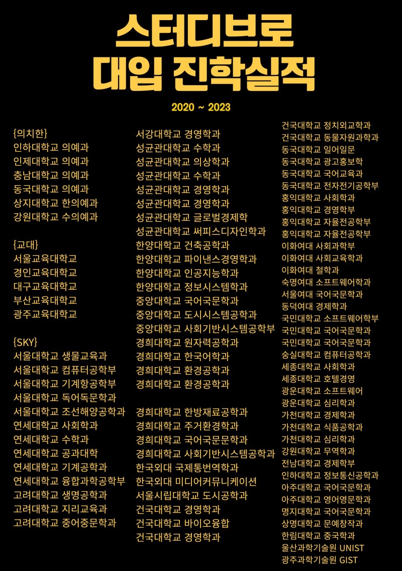 스터디브로 학원